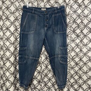 Sundance Jolienne Denim Jogger Pants with Pocket Detail